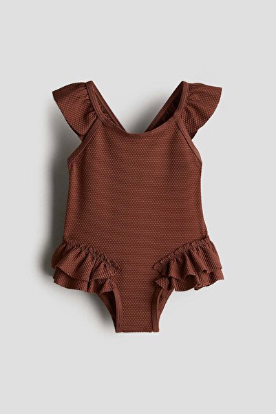 H&M Flounce-trimmed swimsuit