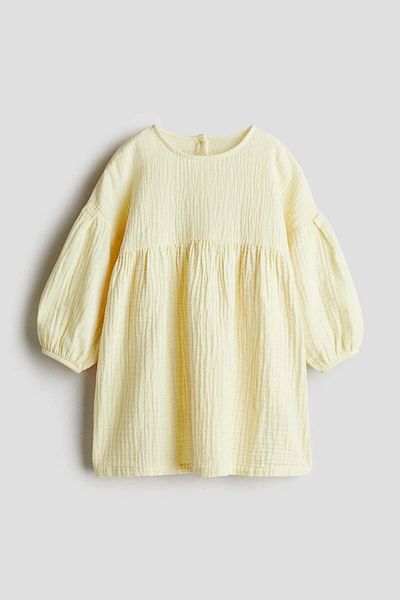 H&M Cotton muslin dress