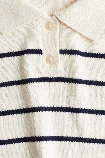 H&M Rib-knit polo jumper