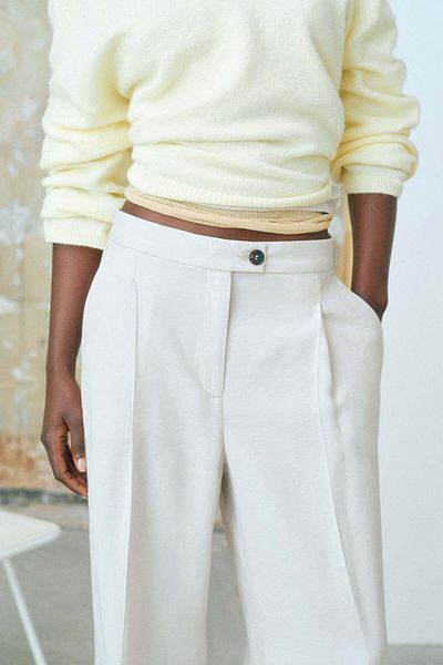 H&M Wide twill trousers