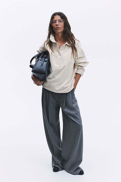 H&M Collared sweatshirt