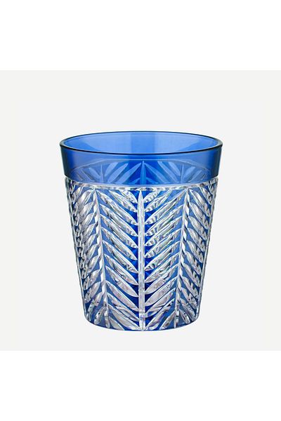 CHIARA ALESSI Lanza Blue Glass Water Glass 345 ml