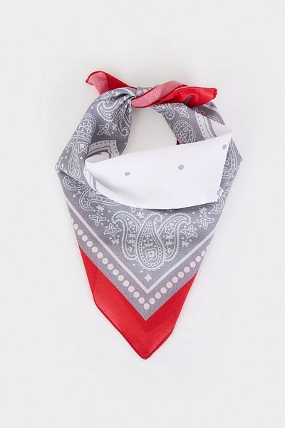 DeFacto Damen-Bandana mit Baumwollmuster – E6170AX25SM