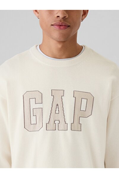 GAP ErkekGap Logo Relaxed Intarsia Kazak