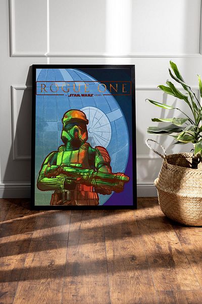 Saturn Pictură cu zece cadru Star Wars Rogue - Pictură poster Space Wars Fim