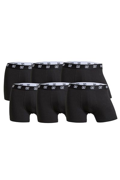 Cristiano Ronaldo CR7 CR7 Herren Boxer Shorts, 6er Pack - Trunks, Organic Cotton Stretch