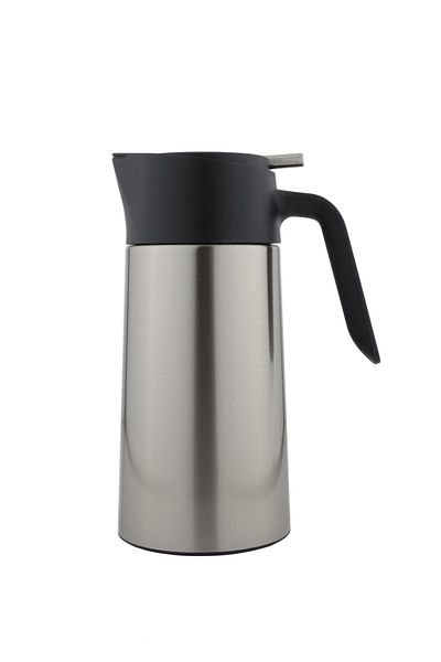 ALSAIF Stainless Steel Coffee And Tea Vacuum Flask, Size: 1.0 Liter, Colour:black