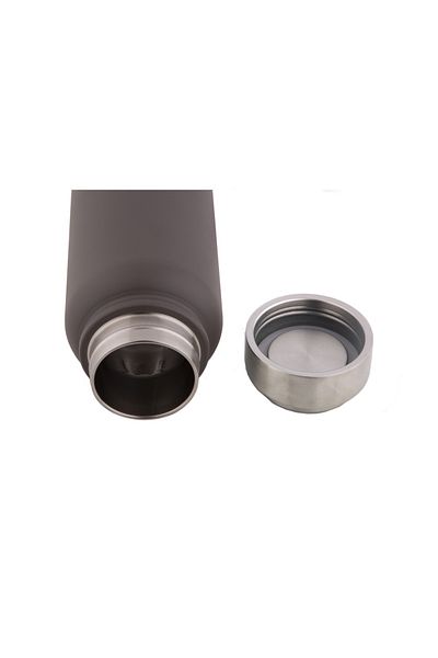 ALSAIF Mug For Coffee And Tea Steel In Brown / Leak-proof And Keeps Drinks Hot 0.6 Liter