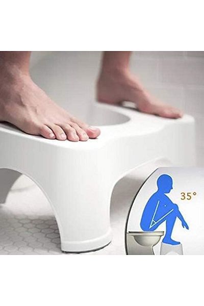 YumLock مسند قدم للحمام من مادة ABS غير قابلة للانزلاق (أبيض)