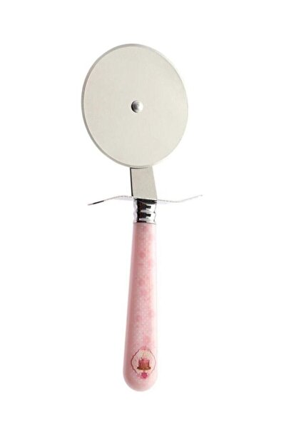 Rooc Pizza ve Börek Bıçağı Desenli Pembe Sap M-PZ02