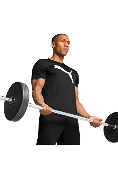 Puma Tričko Puma M Tad Essentials Solid Cat Tee, čierne, pánske