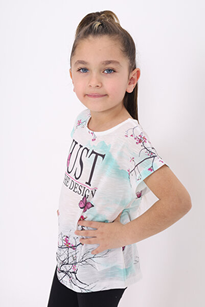 Toontoy Girl's Digital Printed T-Shirt