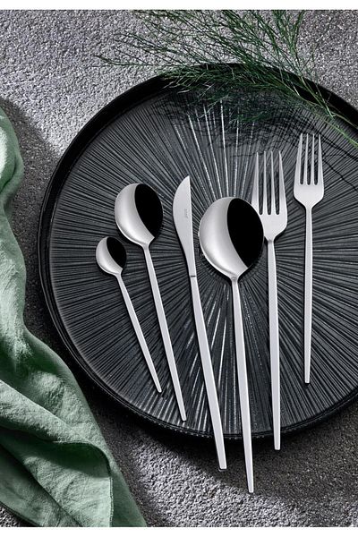 on-on Aris Modern Look 36 Piece Fork Spoon Knife Set 18/10