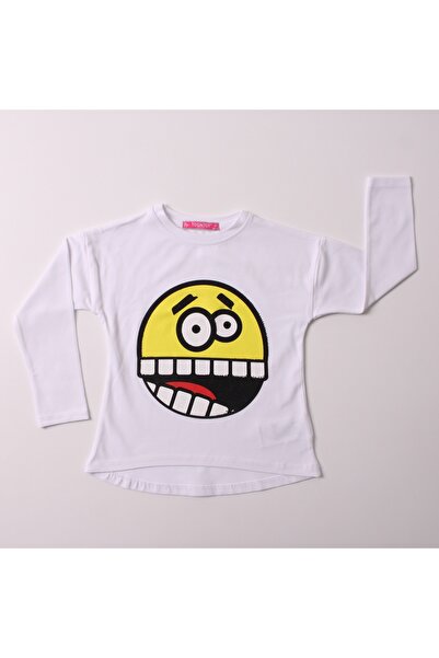 Toontoy Fată Smile cu imprimeu Swea tricou