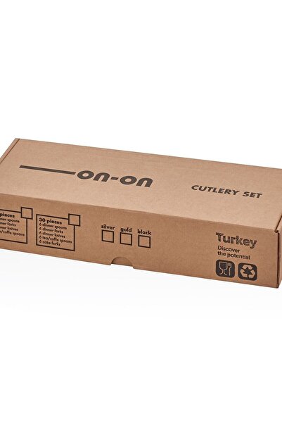 on-on Aris Modern Look 36 Piece Fork Spoon Knife Set 18/10