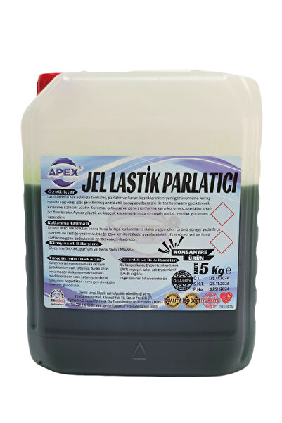 Apex Lastik Parlatıcı 5 Kg – Araba Lastik Parlatma Için Yüksek Parlaklık Sağl...