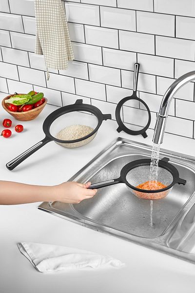 EWs Set of 3 Plug-in Wire Strainer - Toaster (14cm-17cm-22cm)