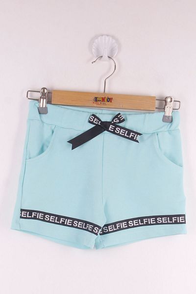 Toontoy Girl - Serfie Patterned Striped Pocket Shorts