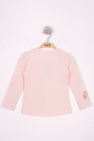 Toontoy Clover Embroidered Girl's Sweatshirt