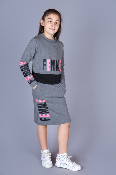 Toontoy Σετ Φούστας Female B με τύπωμα για Κορίτσι