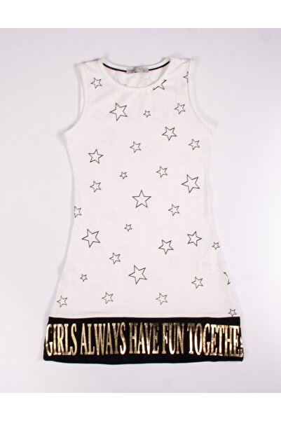 Toontoy Star Printed Girl's Dress