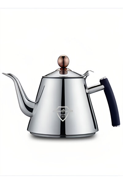 Arabest 304 Stainless Steel Teapot,1.2L Large Capacity Kitchen Cookware,Flat ...