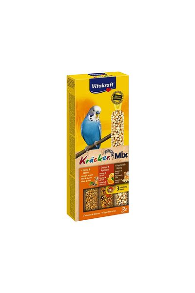 Vitakraft كراكر موز - علاج للببغاوات بالكيوي والأعشاب - 3 قطع
