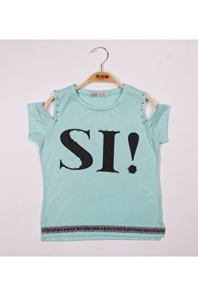 Toontoy Κοριτσίστικο μπλουζάκι SI με τύπωμα ριγέ