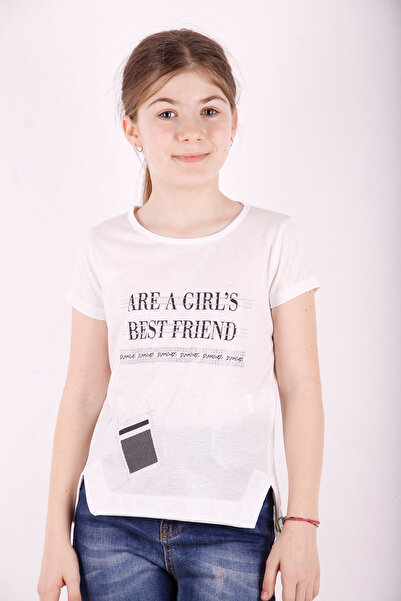 Toontoy Κορίτσι - Μπλουζάκι με τον καλύτερο φίλο με τύπωμα και λεπτομέρεια απ...