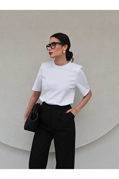 ESRAHELVACI Black Hooked Palazzo Trousers