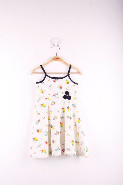 Toontoy Floral Patterned Dress for Girls