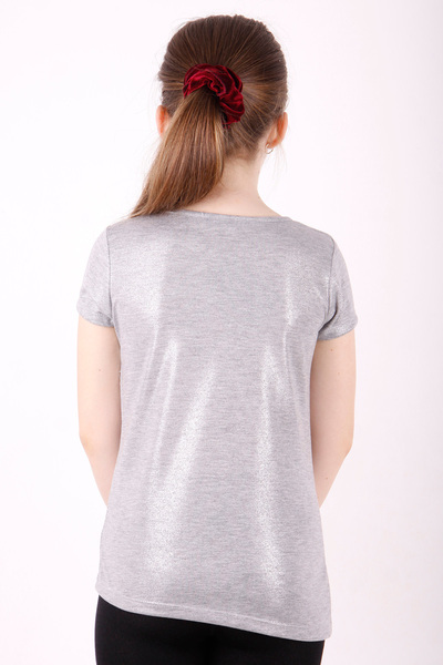 Toontoy Μπλουζάκι για κορίτσια Yıldız με τύπωμα - Λεπτομέρεια κομμένη τσέπη