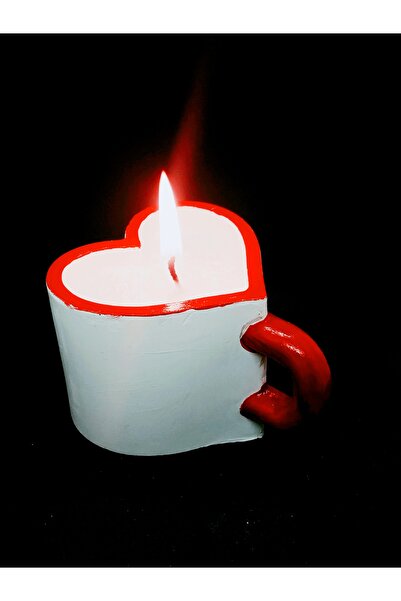 Handmade Kalp kupa mum incitozu mum mum dahil hediyelik eşya dekoratif urunler