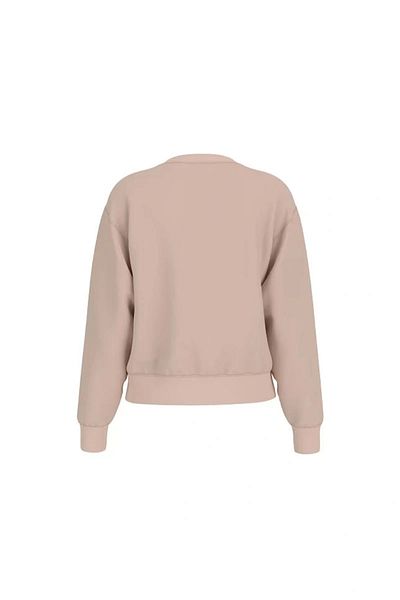Guess Cn Peony Logo Fleece Women's Beige Sweatshirt W5Rq05K7Ex1-G1Dp