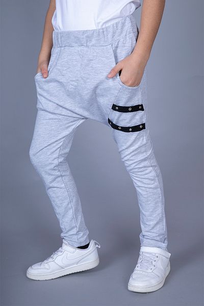 Toontoy Boys' Pocketed Sweatpants - Shalwar Detailed