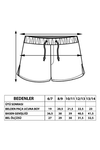 Toontoy Κορίτσι - Κεντημένο σορτς Star Girl