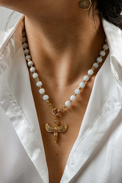 Gigi Aquamarin isis özel tasarım kolye