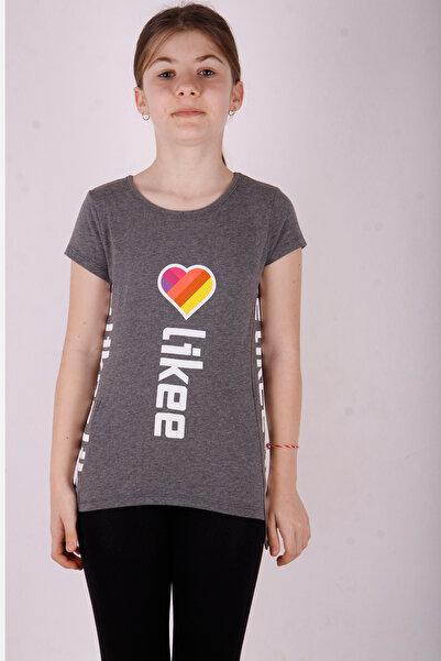 Toontoy Tricou Likee cu imprimeu pentru fete