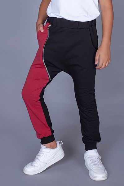 Toontoy Boy's Sweatpants - Shalwar Type, Zipper Detailed