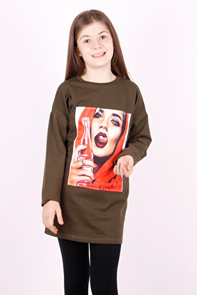 Toontoy Girl Digital Girl Printed Dress