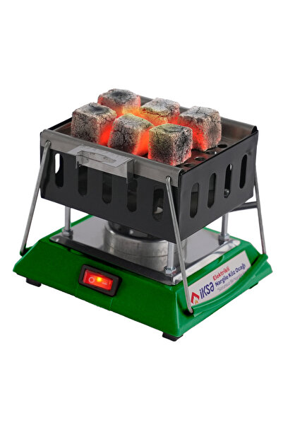 İksa Emaye Pratik Kullanım Elektrikli Nargile Köz Ocağı