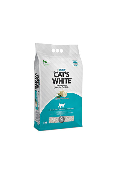 Cat's White رمل القطط كاتس وايت كلومبينغ مارسيليا المعطر بصابون - ١٠ لترات