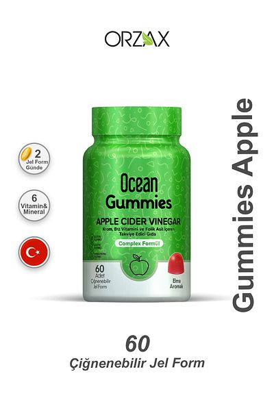Ocean Gummies Apple Cider Vinegar 60 Pieces