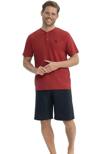 U.S. Polo Assn. Ανδρικό Σετ Πιτζάμες Μακρύ-Σορτς 5 ΤΕΜ - Αδειοδοτημένο, σε κουτί