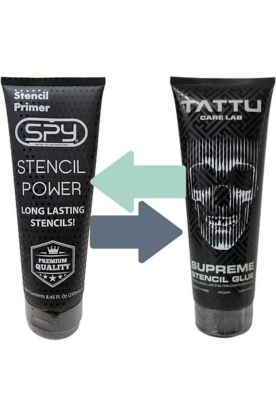 SPY Stencil Power Cream - 240ml Tattoo Transfer Liquid