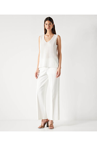 İpekyol Tricou texturat cu decolteu în V