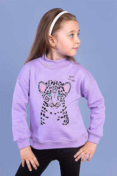 Toontoy Hanorac din bumbac pentru fete tricou - cu imprimeu