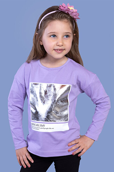 Toontoy Μπλουζάκι με σχέδιο φύλλων για κορίτσια