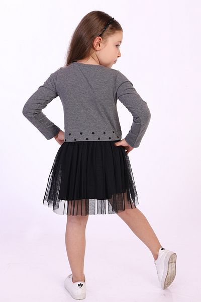 Toontoy Star Printed Tulle Dress for Girl