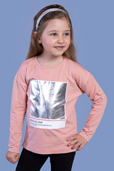 Toontoy Μπλουζάκι με σχέδιο φύλλων για κορίτσια